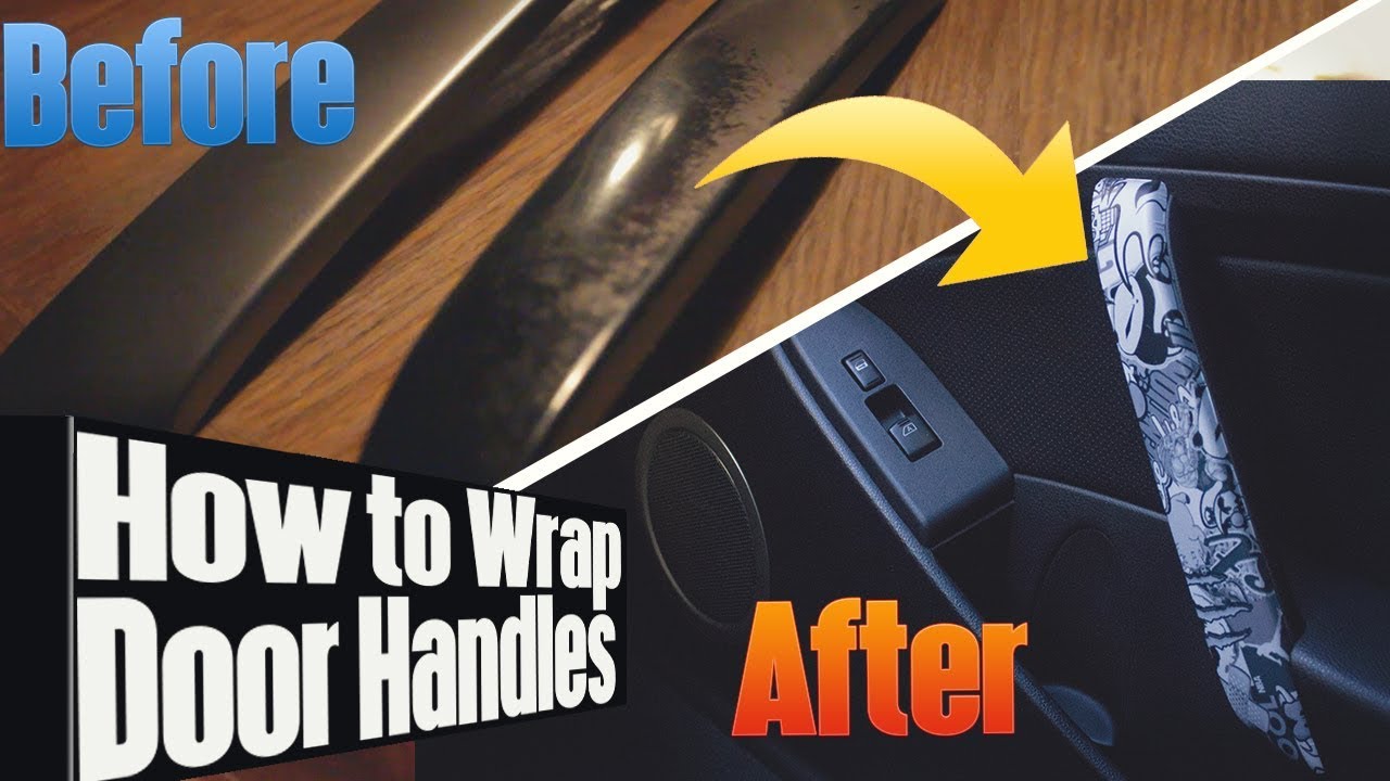 How to Wrap your Interior Door handles On a Infiniti G35 coupe YouTube