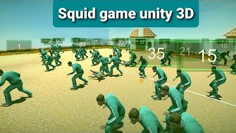 Squid Game unity 3d project : RedLight / GreenLight