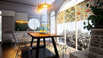 LUMION 8 RENDERING TUTORIALS #19 DINING ROOM