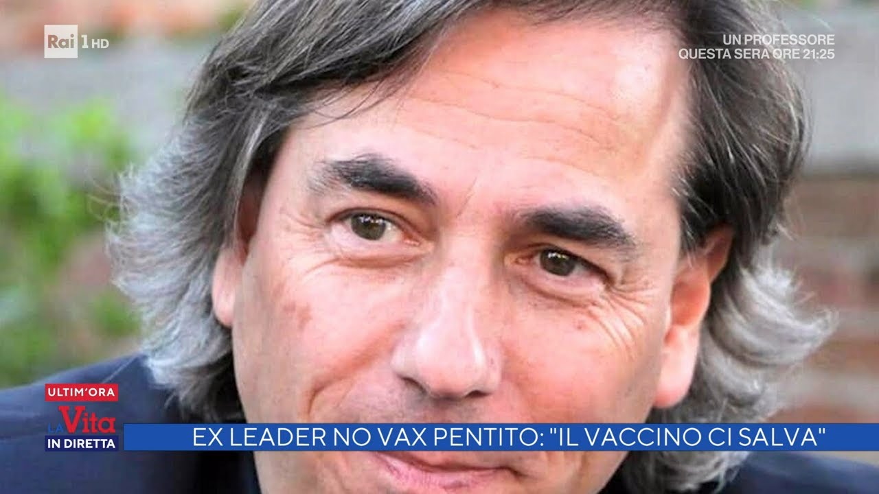 Ex leader No Vax pentito: "Il vaccino ci salva" - La vita in diretta 02/12/2021