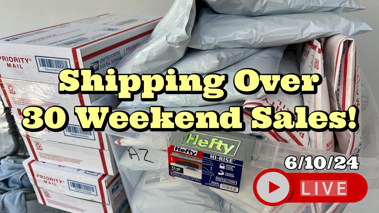 Shipping Over 30 Orders Live! - YouTube - Orders Over 29