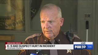 K-9 officer, suspect injured in Morgan County police shooting