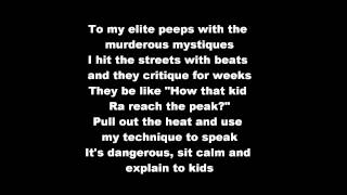 Rakim - When I Be On The Mic (HD &amp; Lyrics On Screen) Lyrics Uncensored