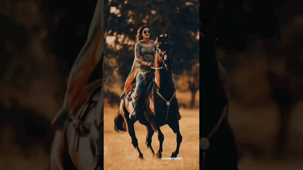 "Punjab Di Sherni 🐅 Galloping In Style!" 