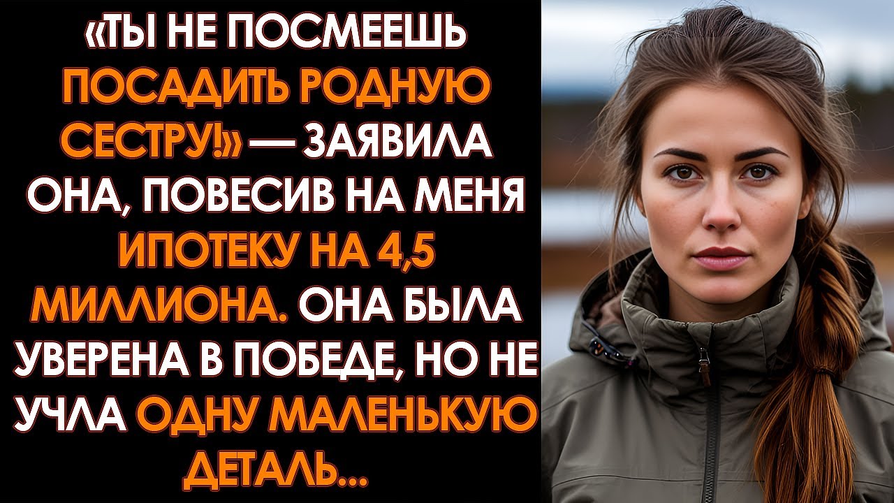 РОДНАЯ СЕСТРА ВТАЙНЕ ОФОРМИЛА НА МЕНЯ ИПОТЕКУ НА СВОЮ КВАРТИРУ. Я ПРИШЛА В БАНК С НЕОПРОВЕРЖИМЫМ...
