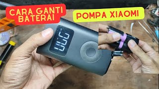 CARA GANTI BATERAI POMPA XIAOMI |  INFLATOR AIR PUMP