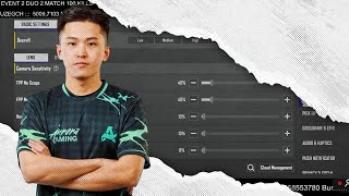 🐐Aurora | TOP Sensitivity Code Update 4.4 🔥 5 Finger No Recoil Sensitivity | PMGC 2025 MVP BGMI/PUBG