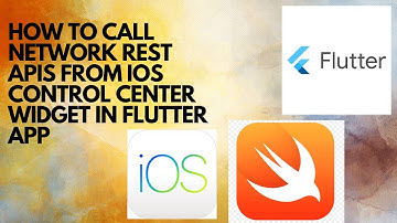 How to Call Network REST Apis from iOS Control Center Widget in Flutter App