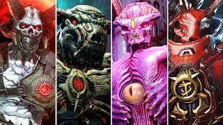 DOOM ETERNAL + DLCS - All Bosses & Ending 4K