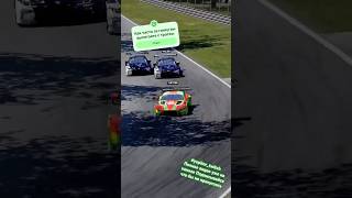 Монза вылет с трассы(перегрев тормозов) #acc #lfm #racing #mozar9 #race #shorts #simracing #gaming