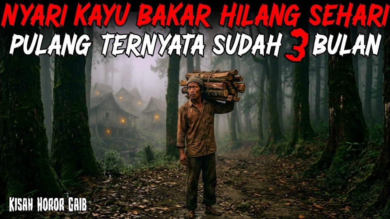 NYARI KAYU BAKAR HILANG SEHARI SAAT PULANG SUDAH 3 BULAN TERNYATA NYASAR KE KAMPUNG JIN MUSLIM