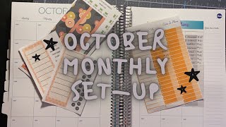 October Budget Calendar Set Up / The Budget Mom / Plan My Monthly Spread