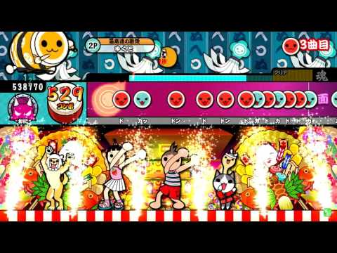 太鼓の達人 万戈イム－一ノ十 フルコンボ キャプチャ＆音量調整テスト