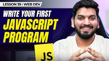 Starting JavaScript Series 2024 || Intro to JavaScript || Episode- 39
