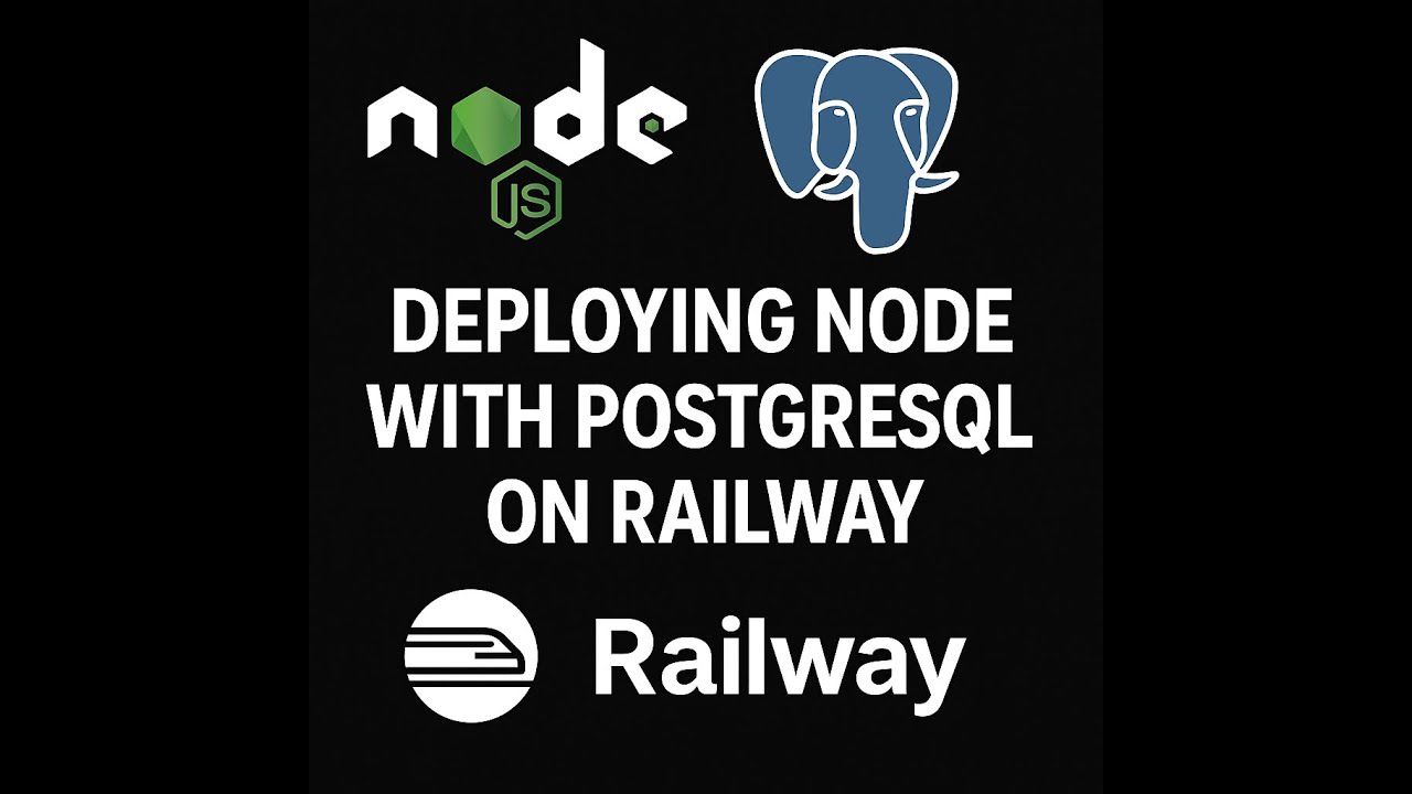 Deploying your Node js (with Postgres DB) Application on Railway. - YouTube