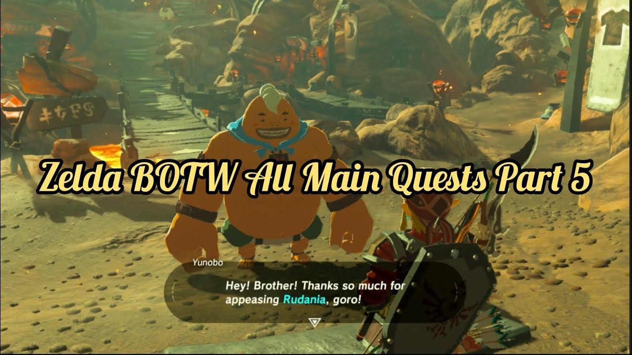 Zelda BOTW All Main Quests Part 5 YouTube