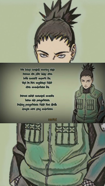 kata-kata dari SHIKAMARU NARA #shorts #katabijakanime #naruto #shikamaru