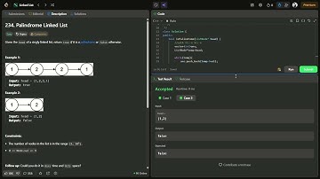 LeetCode-234 (Palindrome_Linked_List)