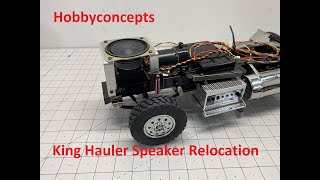 Tamiya King Hauler Speaker Relocation Forward - How To
