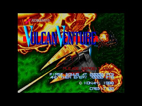 VULCAN VENTURE. [Arcade - Konami]. (1988). 1 LOOP.