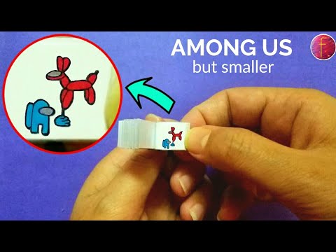 Among Us But Smaller - Impostor Among Us Flipbook - Mr Flip - YouTube