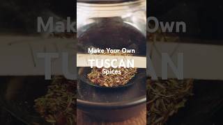 Homemade Tuscan Seasoning  Organic In Less Than 2 Minutes mediterraneanfood cooking asmr