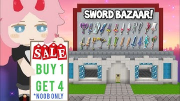 I Opened *SWORD BAZAAR* In Skyblock!! Blockman Go