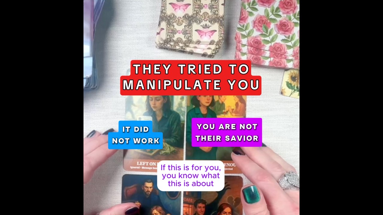 They tried to manipulate you