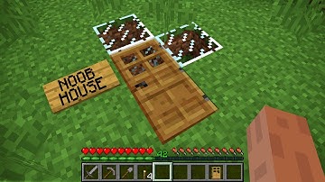 HOW NOOB BUILD SECRET HOUSE UNDERGROUND!? Minecraft NOOB vs PRO! 100% TROLLING UNDER DOOR TRAP FOUND