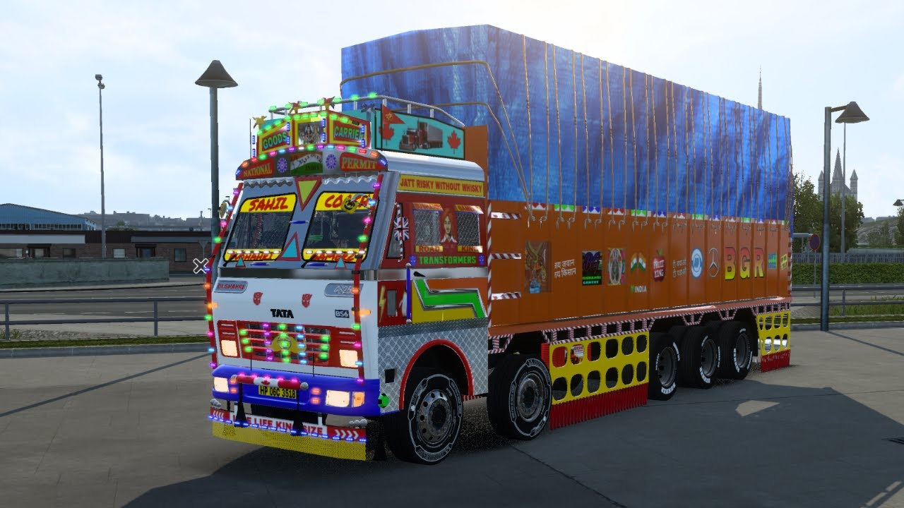 ets2 tata 4825c truck mod, euro truck simulator 2 indian truck mod