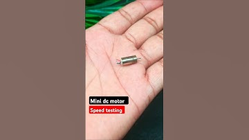 Mini dc motor speed testing 😲25000 RPM #shorts #dcmotor #edison #experiment
