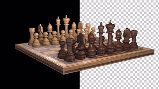 Spinning Chessboard With Alpha Channel Stock Motion Graphics