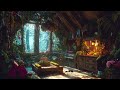 Enchanted Forest Ambience | Magical Exotic Plants Cottage 》Relax, Sleep, Healing With Fairy Melodies