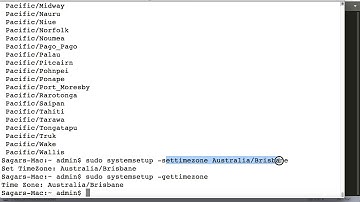 date and timezone commands in mac terminal