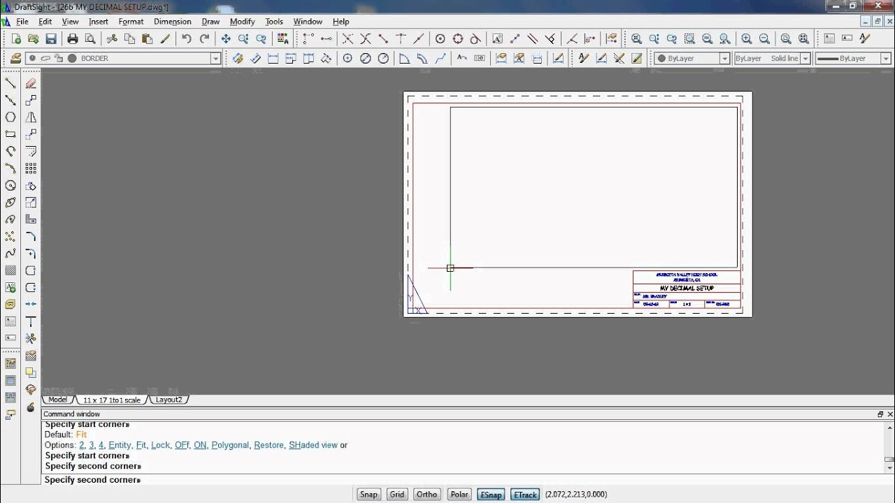 draftsight viewport