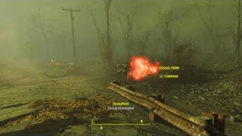 Assaultron vs Deathclaw