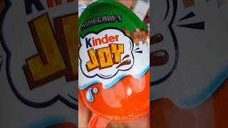 #asmr #chocolate #unboxing #kinder #minecraft #joy