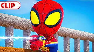 Spin and Ghost Spider Turn Invisible 👀 | Marvel