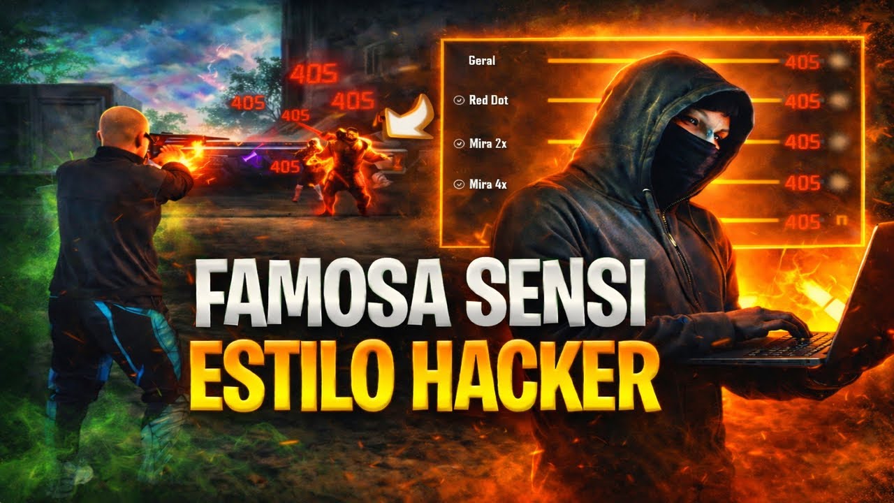 HACK 2026? 🤯🔥 MELHOR SENSIBILIDADE PARA SUBIR CAPA NA NOVAATUALIZAÇÃO! 99% CAPA ESTILO HACK