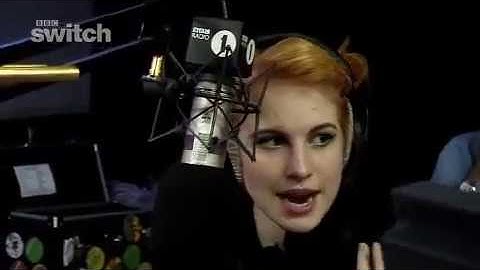 PARAMORE - BBC RADIO 1 SWITCH INTERVIEW WITH ANNIE AND NICK - 2009
