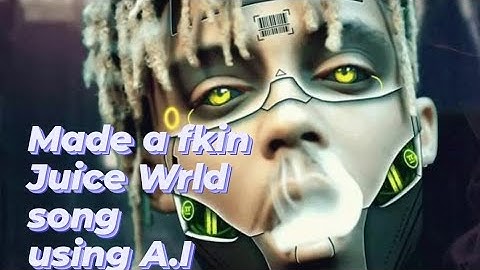 MAKING A JUICE WRLD SONG USING A.I IN A MINUTE 🕊️✨