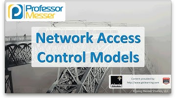 Network Access Control Models - CompTIA Network+ N10-006 - 3.6
