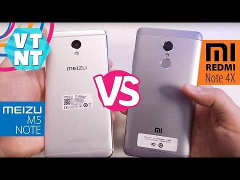 Xiaomi Redmi Note 4x vs Meizu M5 Note какой смартфон купить?