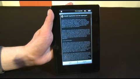 CES 2011 - NextBook Next6 Android tablet video first look