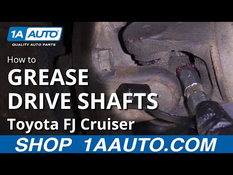 How to Grease Drive Shafts 07-14 Toyota FJ Cruiser