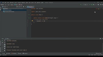 Latihan Program Java Sederhana Dengan Operator Matematika/Luas Segitiga!