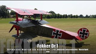 'The Red Baron' Fokker Dr.1 - JagdGeschwader 1 - March/April 1918