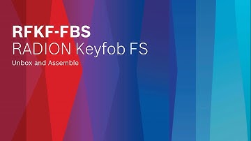 Bosch Security - RFKF-FBS RADION Keyfob FS - Unbox and Assemble