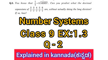 you know that 1/7=0.142857 can you predict the decimal expansion of 2/7 3/7 4/7 5/7 6/7 are