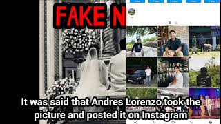 Erich Gonzales and Mateo Lorenzo Wedding is FAKE NEWS (Andres Lorenzo did not take the photo)